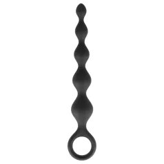 Dorcel Deep Feel - consolador anal con cuentas (negro)