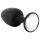 Plug Anal Geisha Diamante L - piedra blanca (negro)