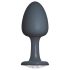 Plug Anal Geisha Diamante L - piedra blanca (negro)