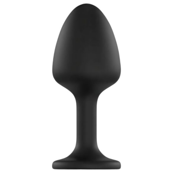 Dorcel Geisha Plugin Diamond XL - plug anal piedra blanca (negro)