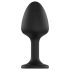 Plug Geisha XL con diamante - negro