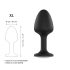 Plug Geisha XL con diamante - negro