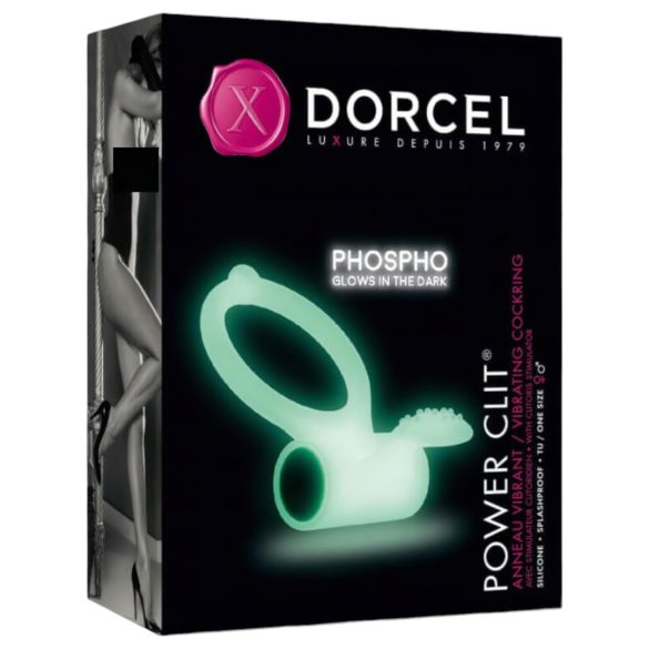 Anillo vibrador fosforescente - Blanco
