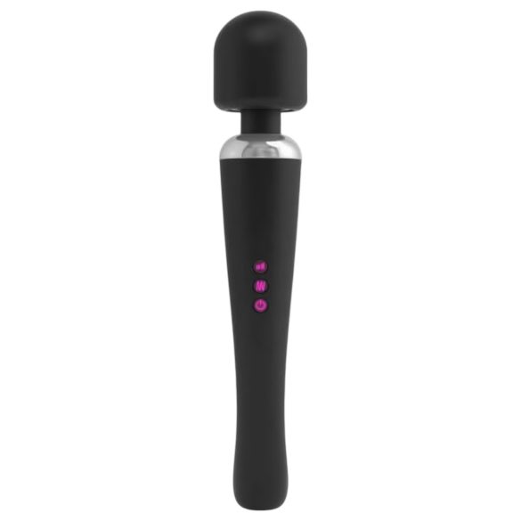 Megawand Dorcel - masajeador vibrador recargable (negro)