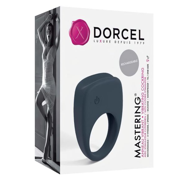 Dorcel Mastering - anillo para el pene vibrador recargable (gris)