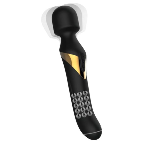 Dorcel Dual Orgasmos Oro - Vibrador 2en1 masajeador (negro)
