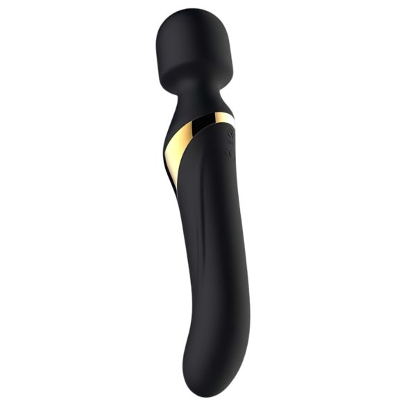 Dorcel Dual Orgasmos Oro - Vibrador 2en1 masajeador (negro)