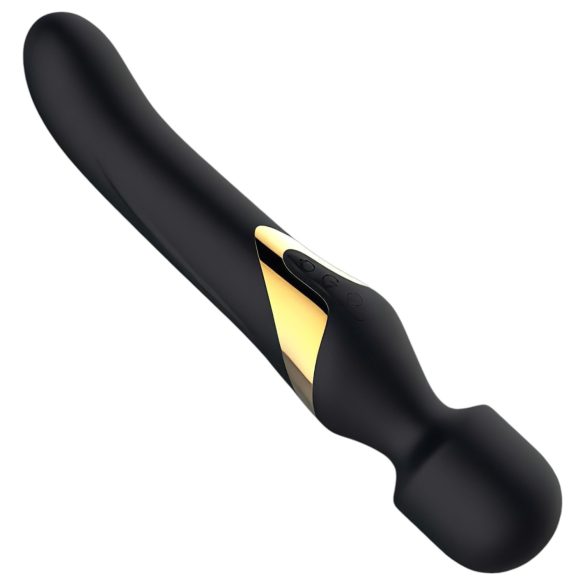 Dorcel Dual Orgasmos Oro - Vibrador 2en1 masajeador (negro)