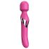 Dorcel Dual Orgasmos - vibrador masajeador 2 en 1 recargable (rosa)