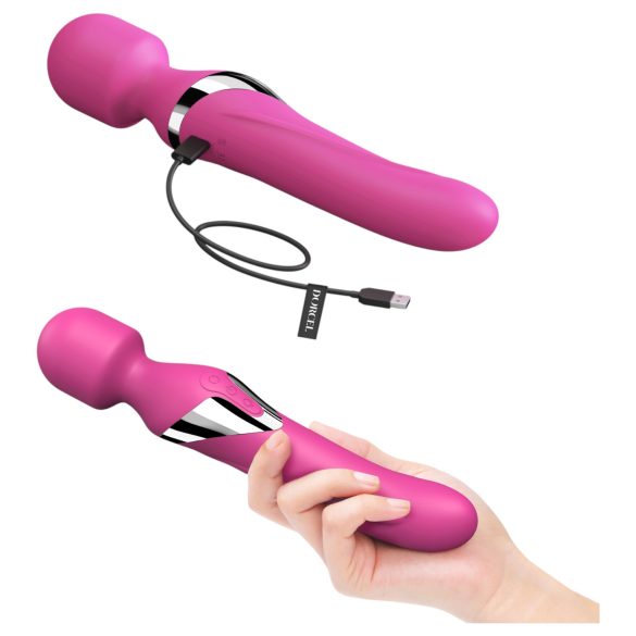 Dorcel Dual Orgasms - vibrador masajeador 2 en 1 recargable (rosa)