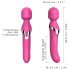 Dorcel Dual Orgasmos - vibrador masajeador 2 en 1 recargable (rosa)