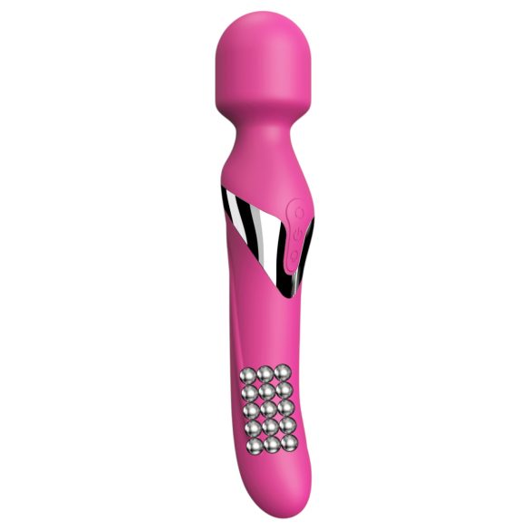 Dorcel Dual Orgasms - vibrador masajeador 2 en 1 recargable (rosa)