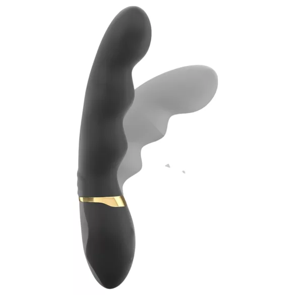 Dorcel Too Much 2.0 - vibrador recargable 3 motores - silicona negro oro