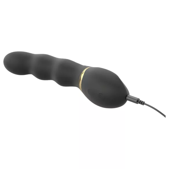 Dorcel Too Much 2.0 - vibrador recargable 3 motores - silicona negro oro
