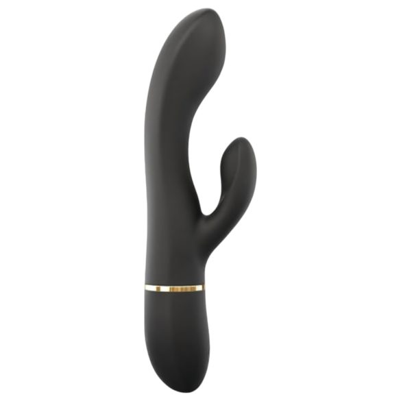 Dorcel Glam Rabbit - vibrador recargable con brazo clitorial (negro)