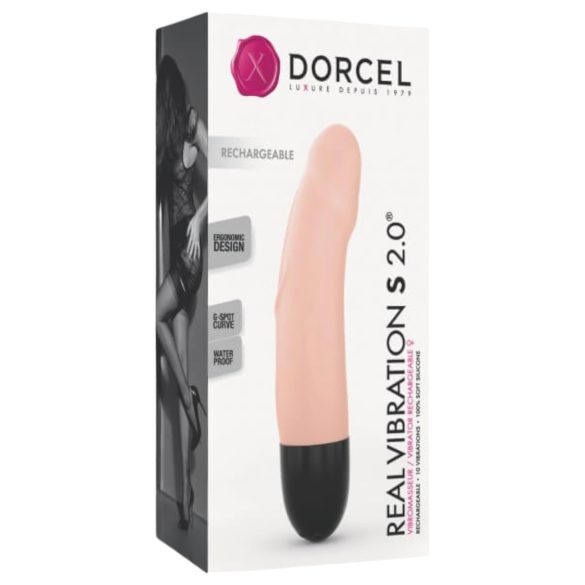 Vibrador Real Dorcel S 2.0 - Recargable (Natural)