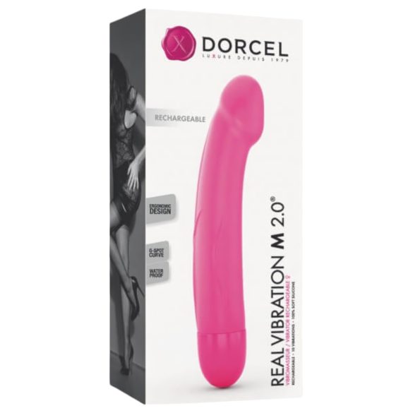 Dorcel Real Vibration M 2.0 - vibrador recargable (rosa)