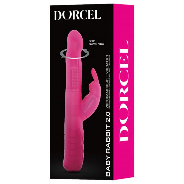 Dorcel Baby Rabbit 2.0 - vibrador con estimulador de clítoris (rosa)