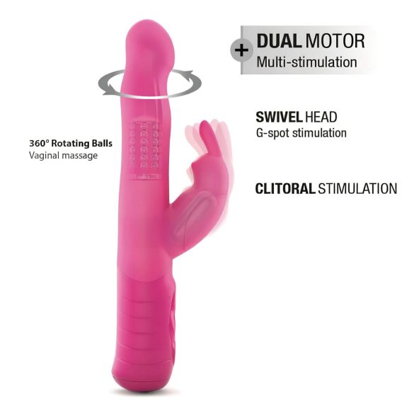 Dorcel Baby Rabbit 2.0 - vibrador con estimulador de clítoris (rosa)