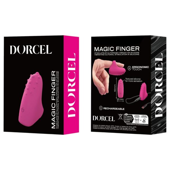 Dorcel Magic Finger - vibrador de dedo recargable (rosa)