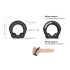 Anillo Dorcel Stronger - Potencia y placer (negro)