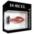 Dorcel Diamond Plug S - plug anal de aluminio pequeño (oro rosa)