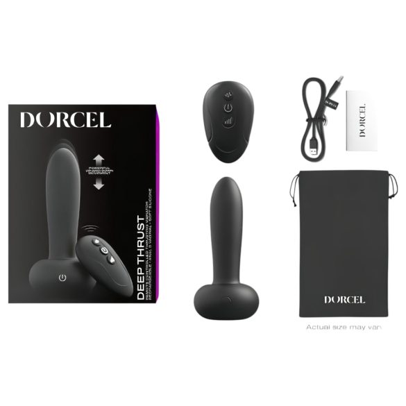 Dorcel Deep Thrust - vibrador de empuje (negro)