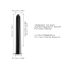 Dorcel Black Muse 2.0 - vibrador recargable (negro)