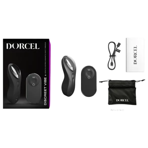 Vibrador discreto recargable para clítoris (negro)
