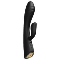   Dorcel Flexi Rabbit - vibrador calentador con estimulador (negro)