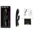 Conejo Flexi Dorcel - Vibrador con calentador (negro)