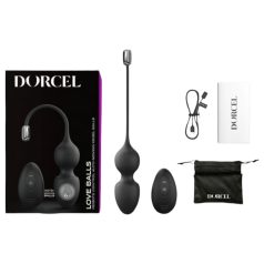 Dorcel Love Balls - dúo de bolas magnéticas (negro)