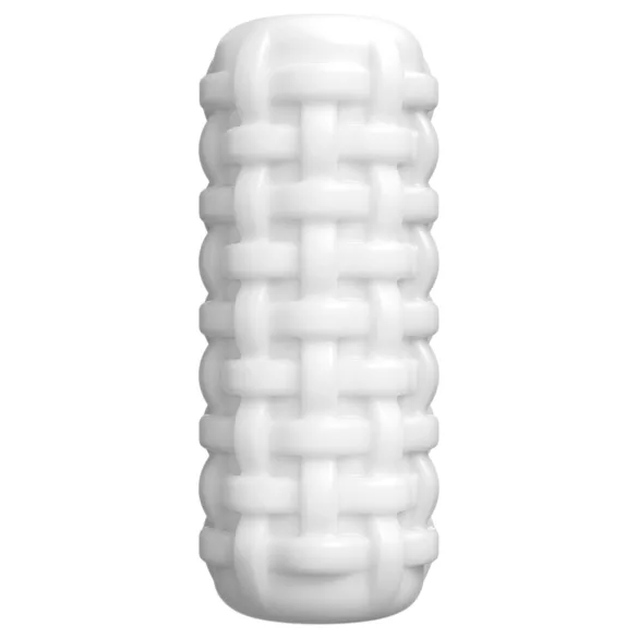 Dorcel Cup Tight - masturbador para hombres con canal estriado de perlas (blanco)