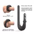 Dorcel - anillo pene ajustable con vibración (negro)