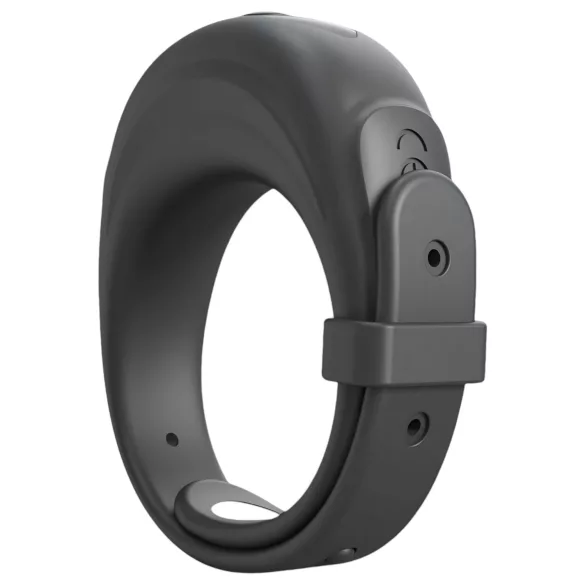 Dorcel - anillo pene ajustable con vibración (negro)