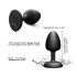 Vibrador anal con bolas y mando a distancia M - (negro)