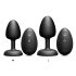 Vibrador anal con bolas y mando a distancia M - (negro)
