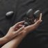 Vibrador anal con bolas y mando a distancia M - (negro)