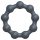 Dorcel Maximize - anillo de silicona texturizado (gris)