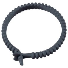 Dorcel - anillo ajustable de silicona para pene (gris)