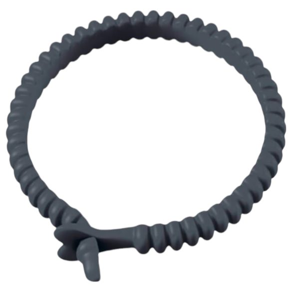 Dorcel - anillo ajustable de silicona para pene (gris)