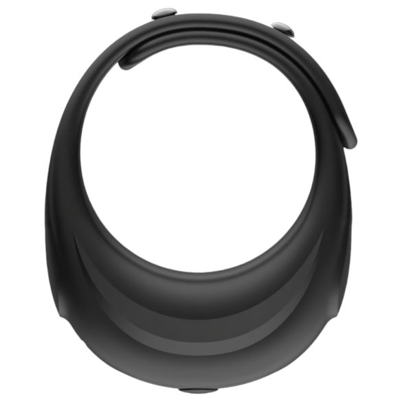 Funny Me - anillo para pene recargable vibración ajustable silicona negro