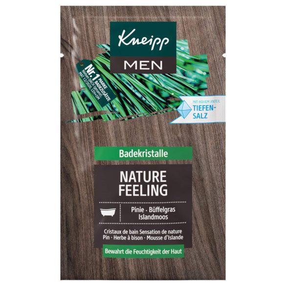 Cristales de baño Kneipp - Sensación Natural Hombre (60g)