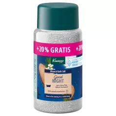   Sales-style Spanish translation:

Kneipp Good Night sales mineral de baño premium (600 g)