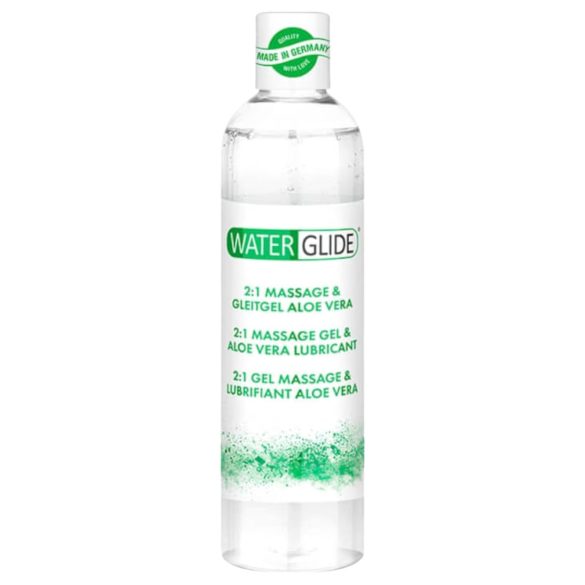 Waterglide 2en1: lubricante y gel de masaje con aloe vera (300 ml)