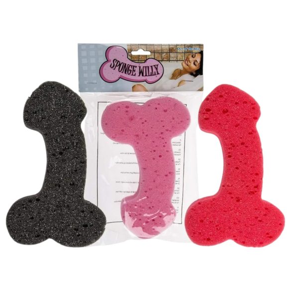 Esponja con forma de pene (varios colores)