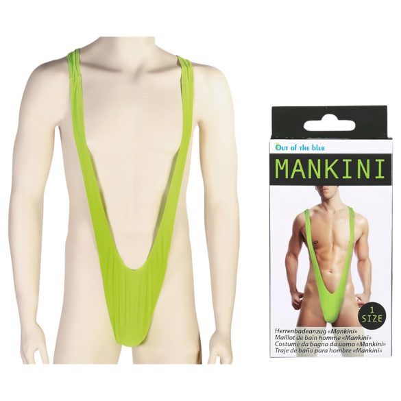 Out of The Blue - mankini, traje de baño eslinga para hombre (verde)