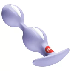 Fun Factory - plug anal de bolas dobles - silicona lila