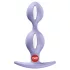 Fun Factory - plug anal de bolas dobles - silicona lila