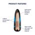 Inserto para Masturbador Satisfyer Sleeve Tornado Bliss